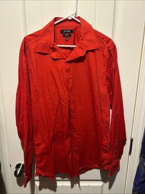 Apt. 9 Men's Red Lightweight Shirt Jacket